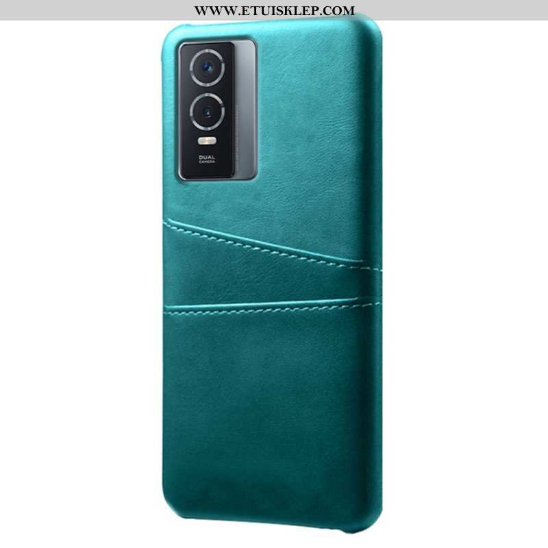 Etui do Vivo Y76 5G Podwójny Uchwyt Na Kartę